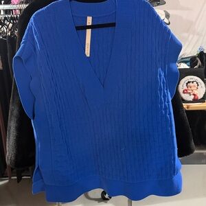New Extra Large, Lululemon Cable Knit, Beautiful Blue
